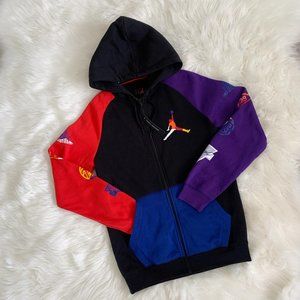 purple and black jordan hoodie